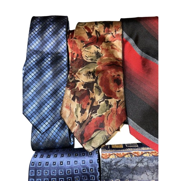 Van Heusen Tie Lot of 8, 100% silk - Picture 5 of 5